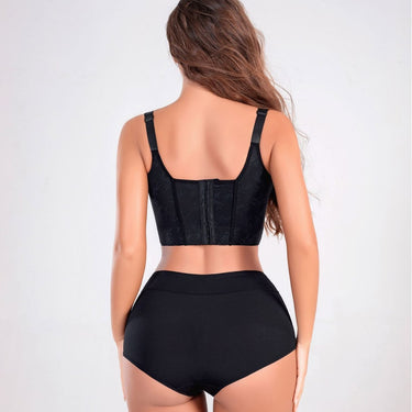 Push-up and side-breasted adjustable underwire bra